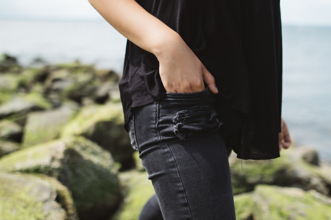 Photo black jeans