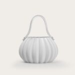 Photo white handbag